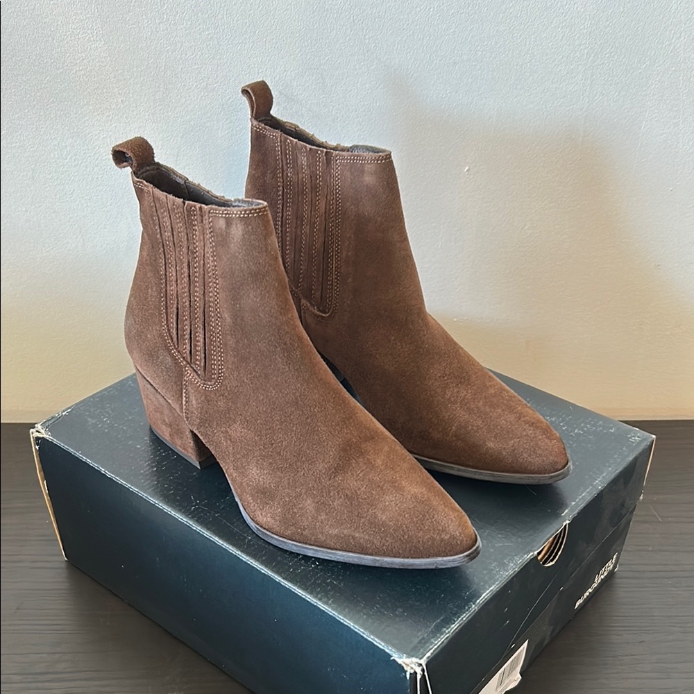 Little Burgundy Ankle Boots